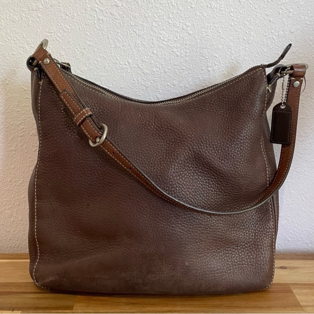 TWO COACH LEATHER SHOULDER BAGS!!